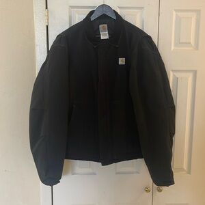 Carhartt 2004 J02 Traditional Duck Arctic Quilt Lined Coat Size 46 Tall In Blk